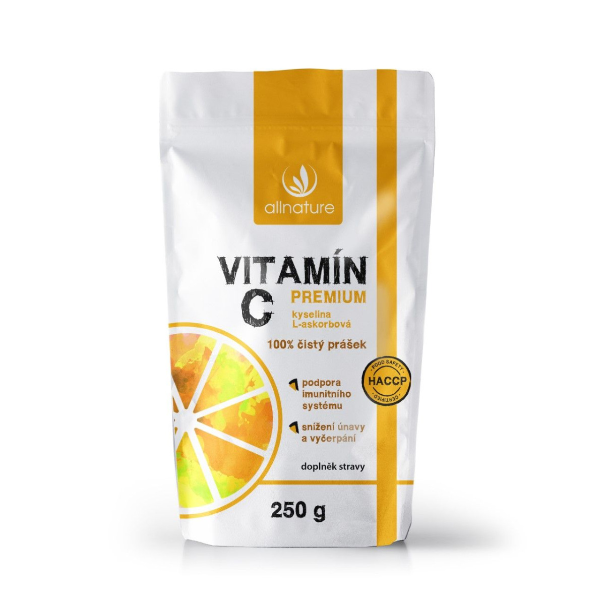 Allnature Vitamín C Premium prášek 250 g Allnature