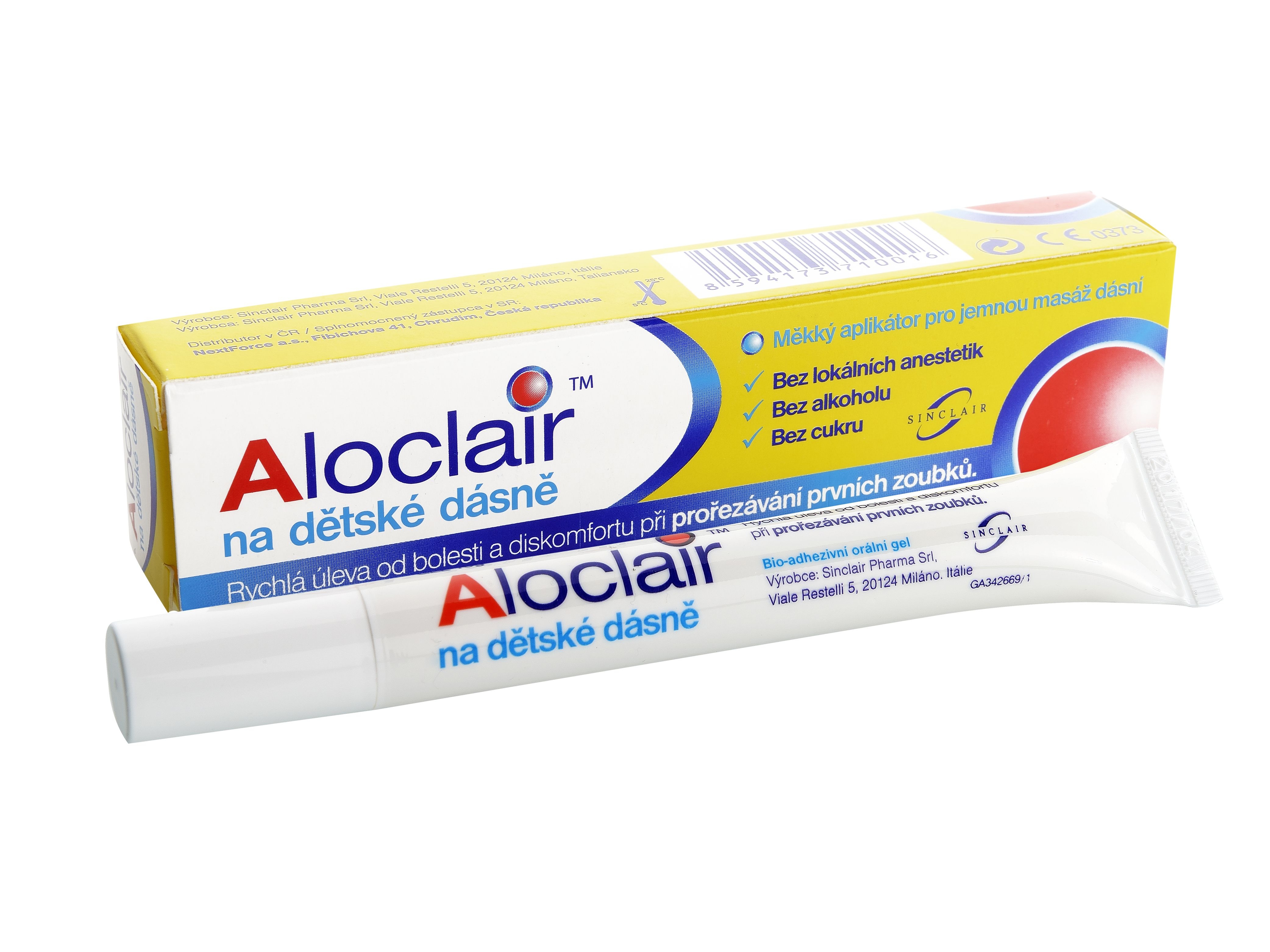 Aloclair gel na dětské dásně 10 ml Aloclair
