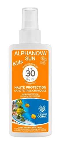Alphanova SUN BIO Opalovací krém ve spreji pro děti SPF30 125 g Alphanova