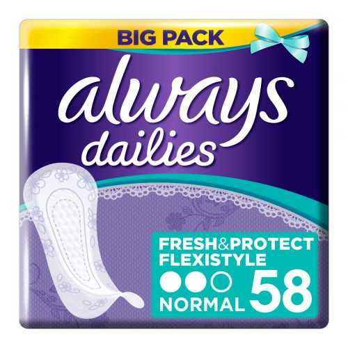 Always Fresh&Protect Flexistyle Normal intimky 58 ks Always
