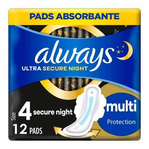 Always Ultra Extra Night Protection vložky 12 ks Always