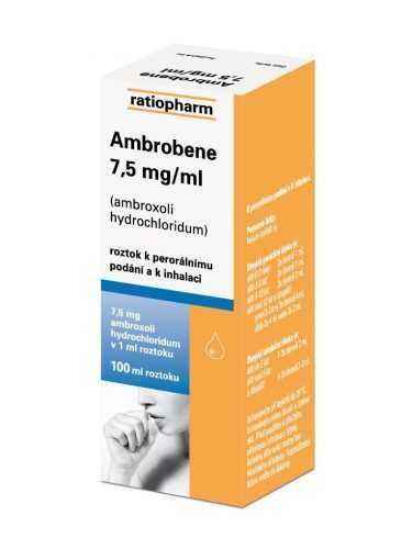 Ambrobene 7.5mg/ml roztok 100 ml Ambrobene