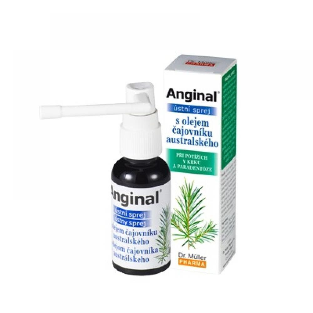 Anginal ústní sprej s TTO 30 ml Anginal