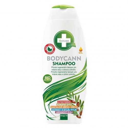 Annabis Bodycann Přírodní regenerační šampon 250 ml Annabis