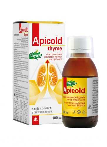 Apicold thyme sirup 100 ml Apicold