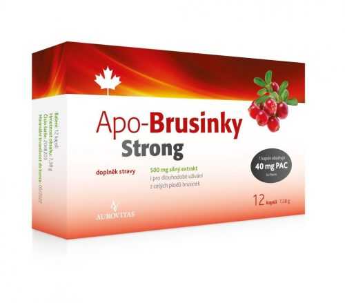 Apo- Brusinky Strong 500 mg 12 kapslí Apo-