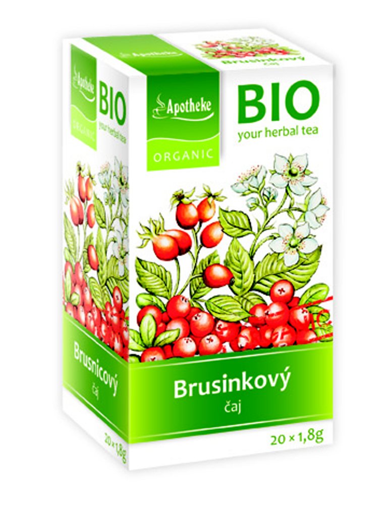 Apotheke BIO Brusinkový ovocný čaj nálevové sáčky 20x1