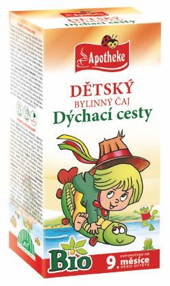 Apotheke BIO Dětský čaj Dýchací cesty nálevové sáčky 20x1