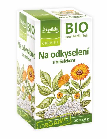 Apotheke BIO Na odkyselení s měsíčkem nálevové sáčky 20x1