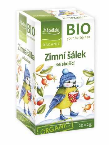 Apotheke BIO Zimní šálek se skořicí nálevové sáčky 20x2 g Apotheke