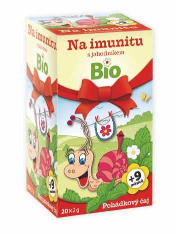 Apotheke Dětský BIO Pohádkový čaj Imunita s jahodníkem 20x2 g Apotheke