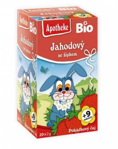 Apotheke Dětský BIO Pohádkový čaj Jahodový se šípkem 20x2 g Apotheke