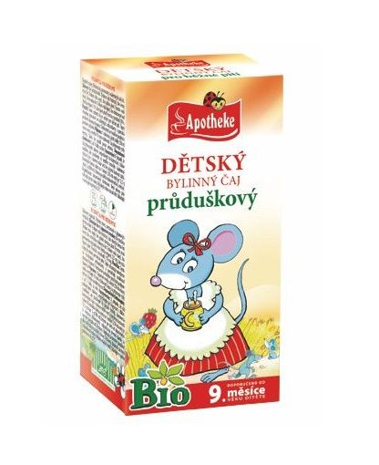 Apotheke Dětský čaj průduškový BIO 20x1