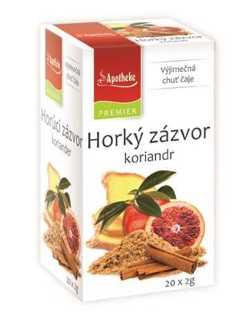 Apotheke Horký zázvor a koriandr nálevové sáčky 20x2 g Apotheke