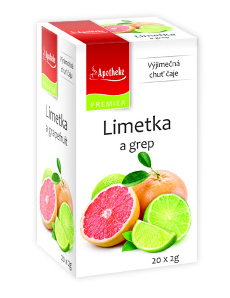 Apotheke Limetka a grep čaj nálevové sáčky 20x 2 g Apotheke