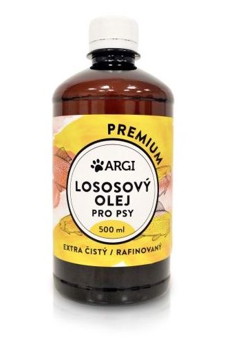 Argi Lososový olej Premium pro psy 500 ml Argi