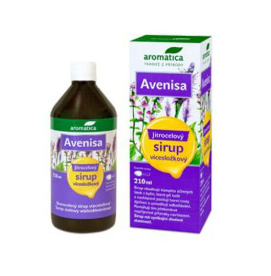 Aromatica Avenisa jitrocelový sirup 210 ml Aromatica