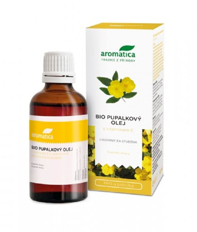 Aromatica BIO Pupalkový olej s vitaminem E 50 ml Aromatica