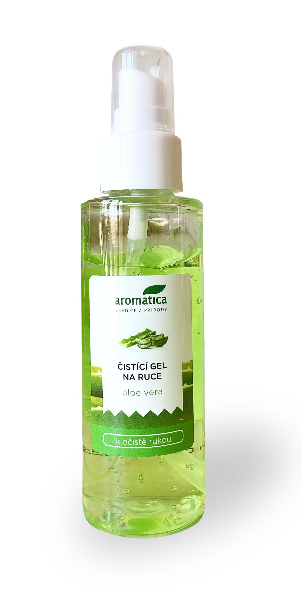 Aromatica Čisticí gel na ruce Aloe vera 100 ml Aromatica