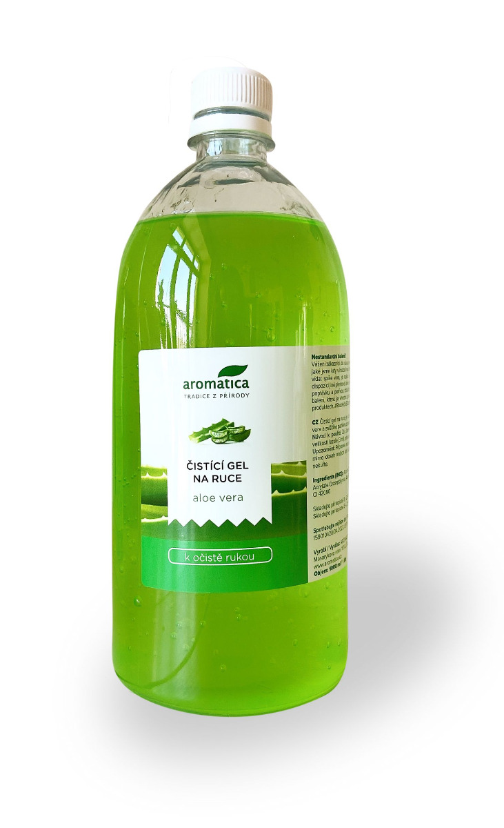 Aromatica Čisticí gel na ruce Aloe vera 1000 ml Aromatica