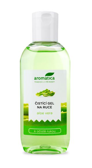 Aromatica Čisticí gel na ruce Aloe vera 75 ml Aromatica