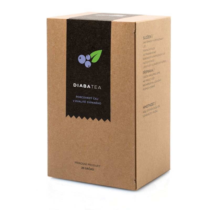 Aromatica DiabaTEA bylinný čaj 20x2 g Aromatica