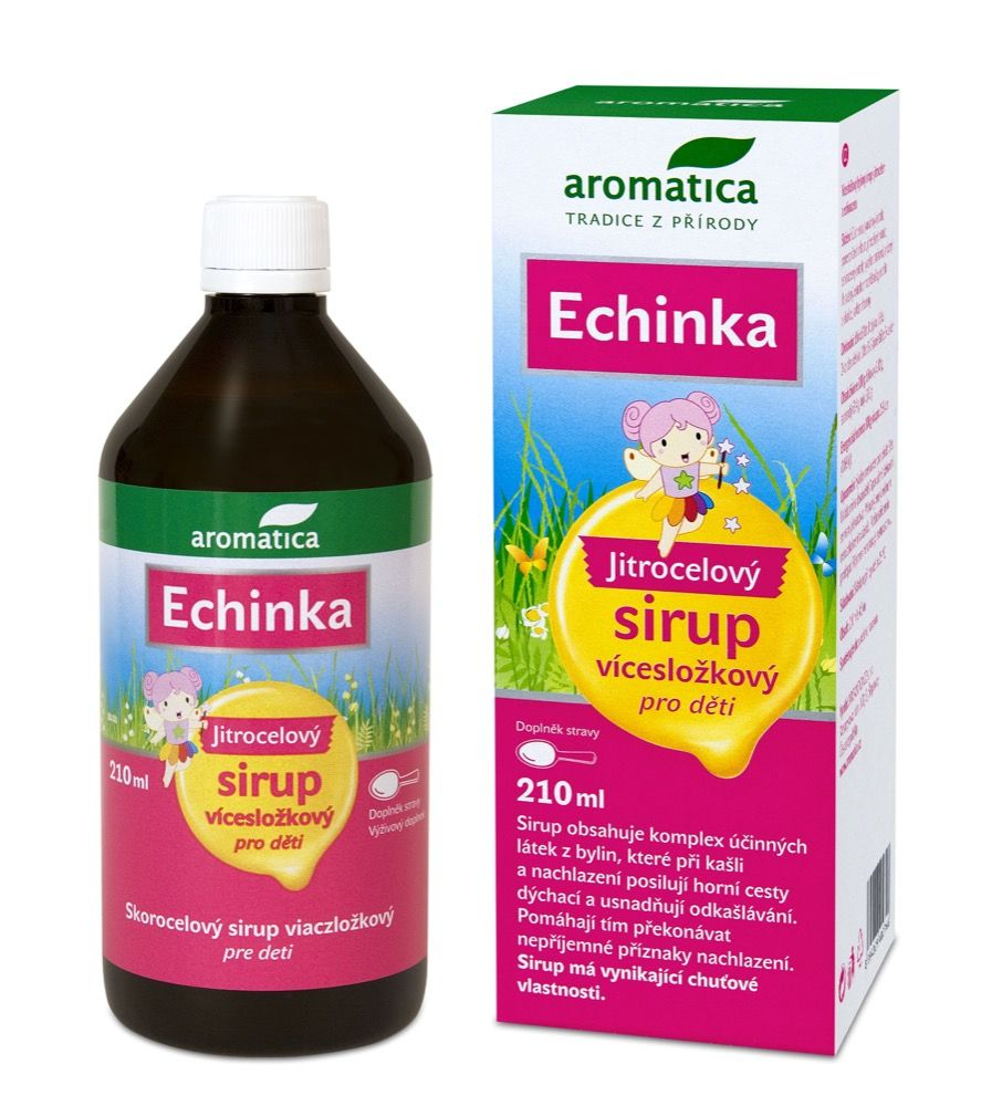 Aromatica Echinka jitrocelový sirup pro děti 210 ml Aromatica