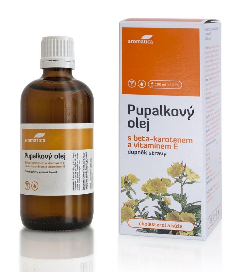 Aromatica Pupalkový olej s beta-karotenem a vitaminem E 100 ml Aromatica