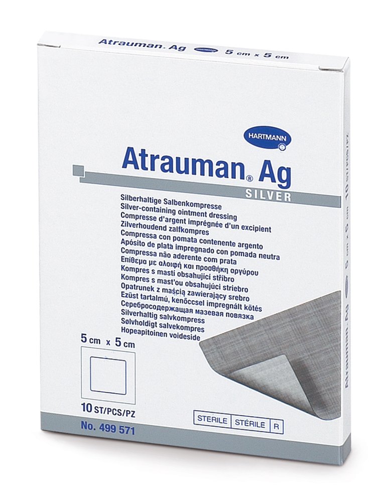 Atrauman Ag Kompres sterilní 5 x 5 cm 10 ks Atrauman