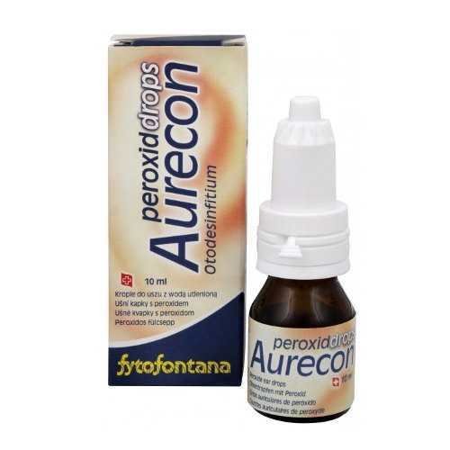 Aurecon Peroxid drops ušní kapky 10 ml Aurecon