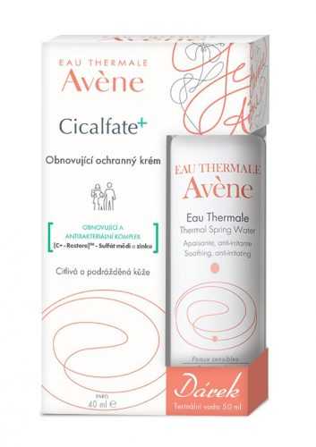 Avene Cicalfate Obnovující krém 40 ml + Termální voda 50 ml Avene