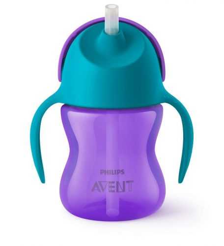 Avent Hrnek s ohebným brčkem 200 ml 1 ks pro dívky Avent