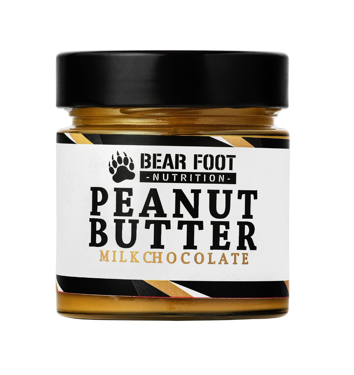 BEAR FOOT NUTRITION Arašídový krém s mléčnou čokoládou 250 g BEAR FOOT NUTRITION