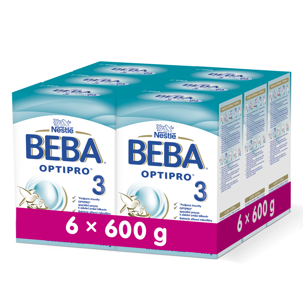 BEBA OPTIPRO 3 6x600 g BEBA