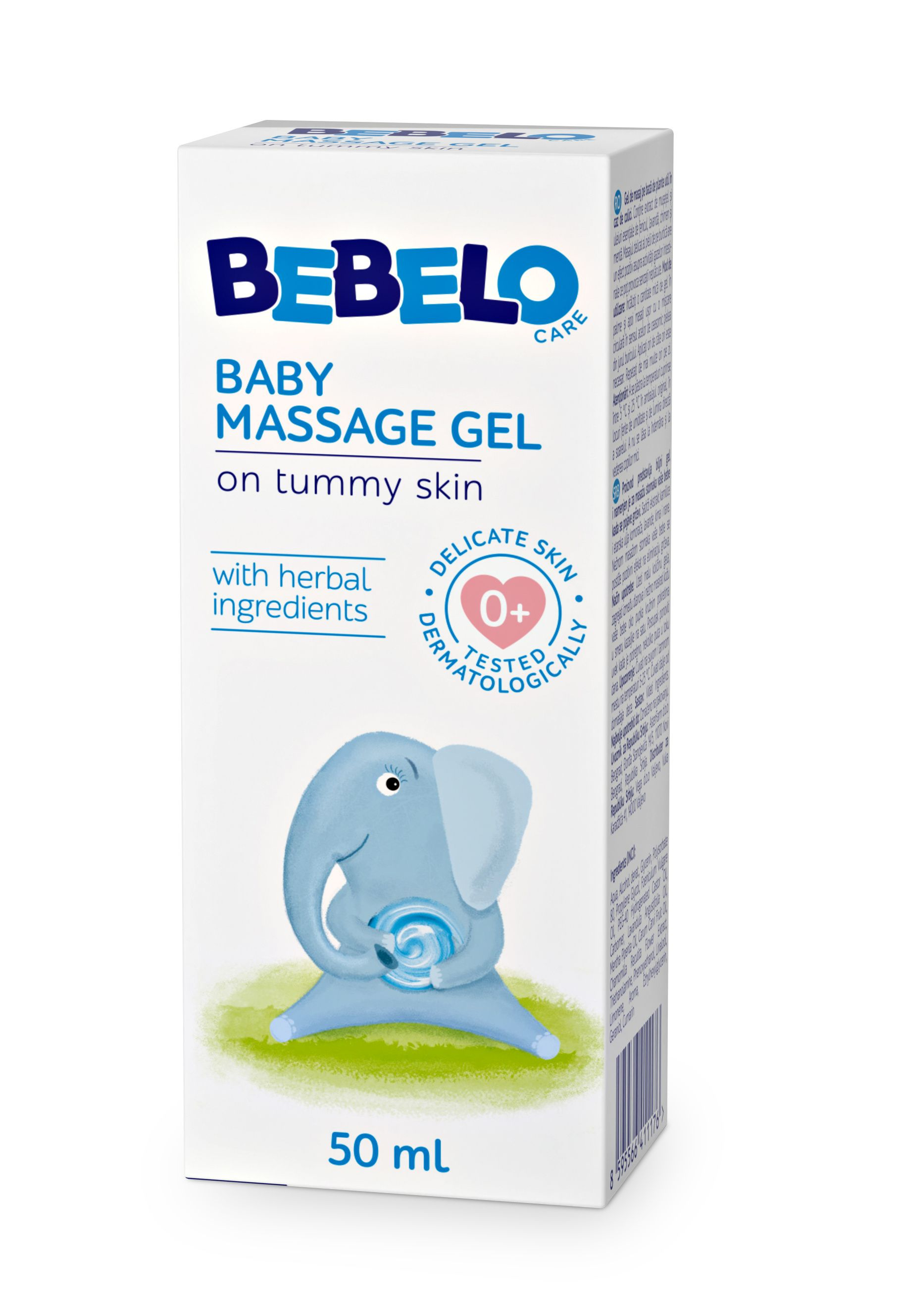 BEBELO Baby massage gel masážní gel 50 ml BEBELO