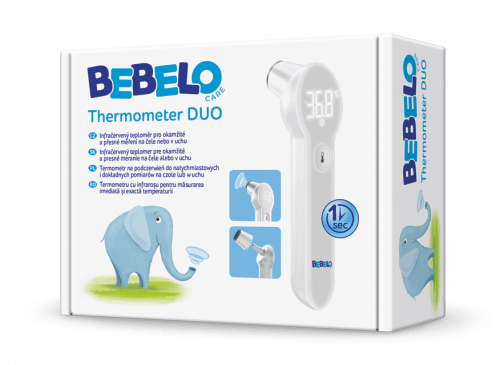 BEBELO Thermometer DUO infračervený teploměr 1 ks BEBELO