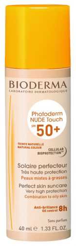 BIODERMA Photoderm NUDE Touch SPF50+ Přirozený odstín 40 ml BIODERMA