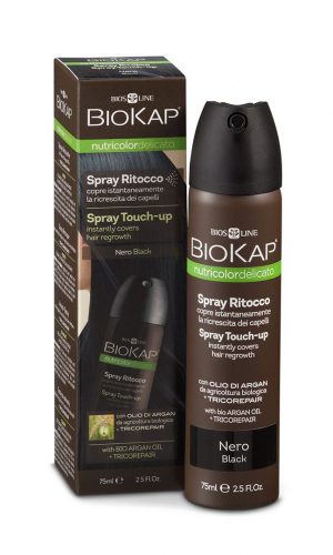 BIOKAP Spray Touch Up Černý krycí sprej 75 ml BIOKAP