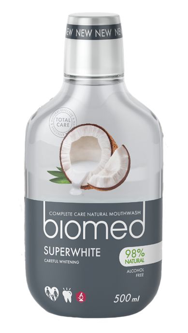 BIOMED Superwhite ústní voda 500 ml BIOMED