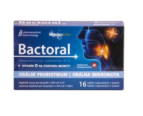 Bactoral + vitamín D 16 tablet Bactoral