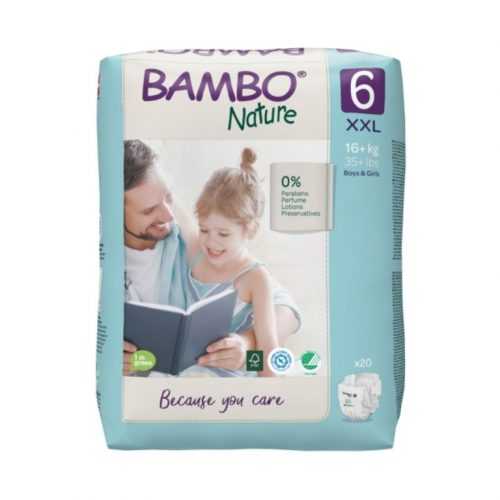 Bambo Nature 6 XXL 16+ kg dětské pleny 20 ks Bambo Nature