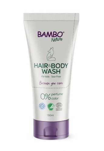 Bambo Nature Mycí gel na vlasy a tělo neparfémovaný 150 ml Bambo
