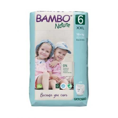 Bambo Nature Pants 6 XXL 18+ kg tréninkové kalhotky 18 ks Bambo Nature