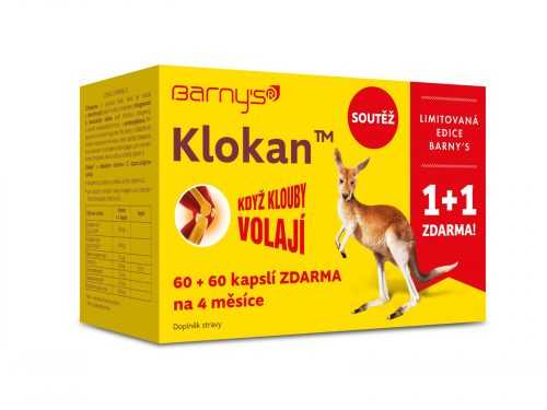 Barny´s Klokan limitovaná edice 60+60 kapslí Barny´s