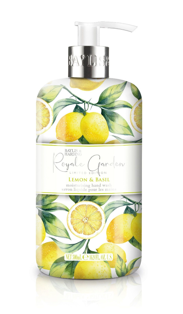 Baylis & Harding Tekuté mýdlo na ruce Lemon & Basil 500 ml Baylis & Harding