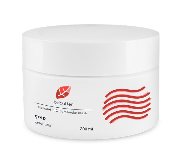 Bebutter Šlehané BIO bambucké máslo grep 200 ml Bebutter