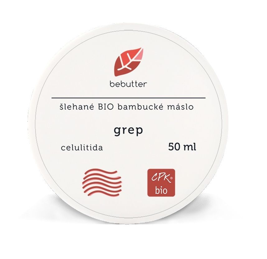 Bebutter Šlehané BIO bambucké máslo grep 50 ml Bebutter