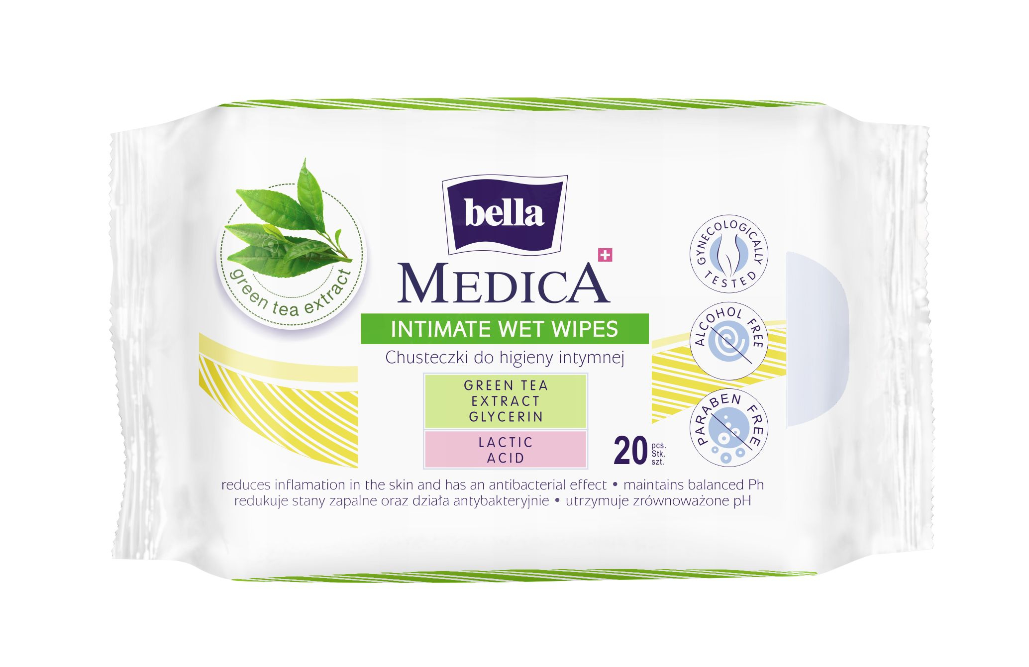 Bella Medica intimní vlhčené ubrousky 20 ks Bella