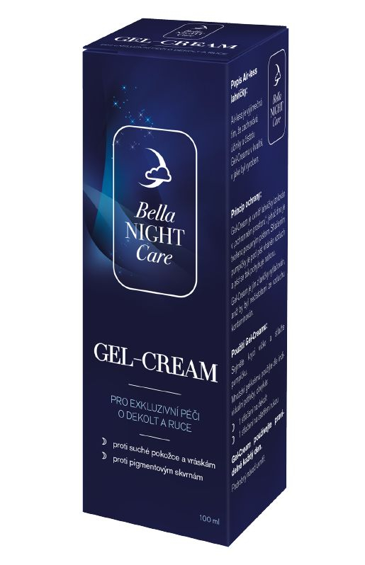 Bella NIGHT Care Gel-Cream na dekolt a ruce 100 ml Bella NIGHT Care
