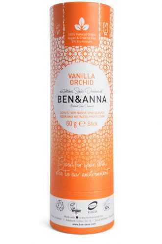 Ben & Anna Tuhý deodorant BIO Vanilková orchidej 60 g Ben & Anna